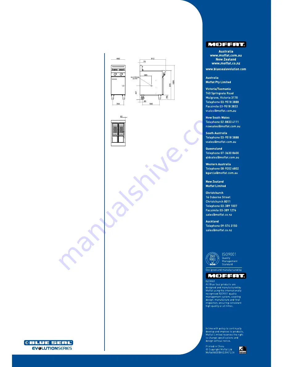 Moffat Blue Seal E44 Скачать руководство пользователя страница 2