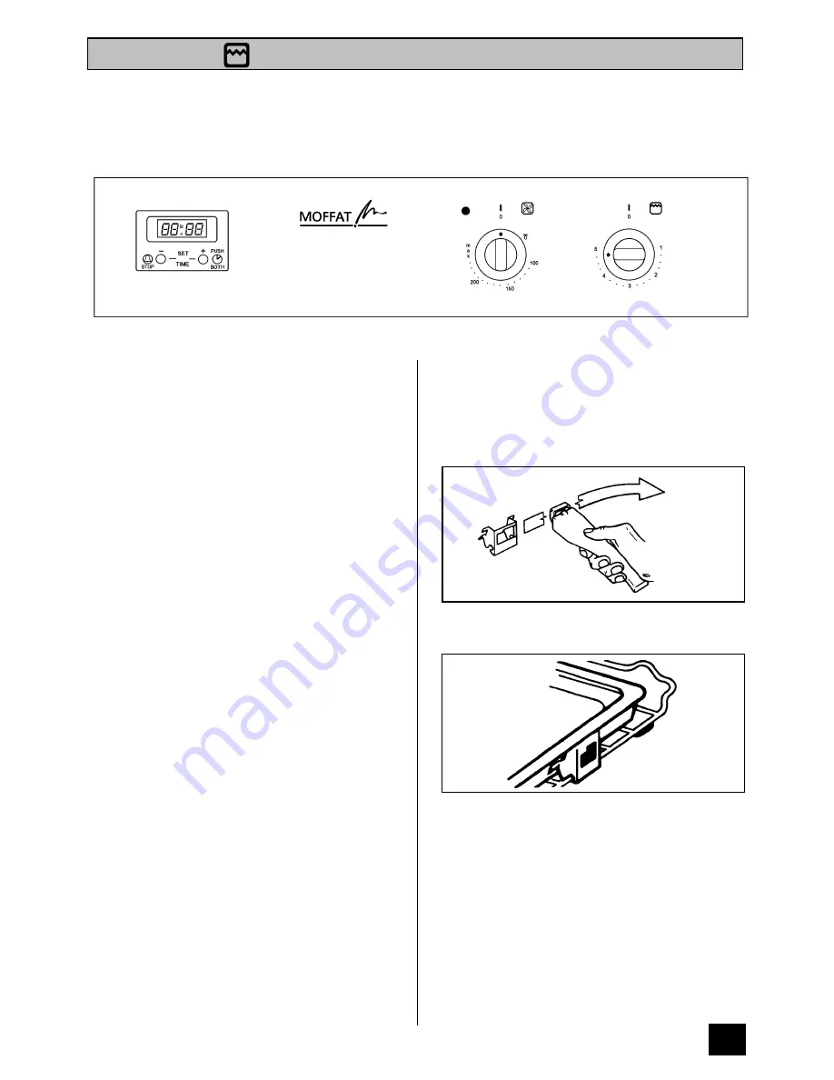 Moffat MD 900 B Operating And Installation Instructions Download Page 19