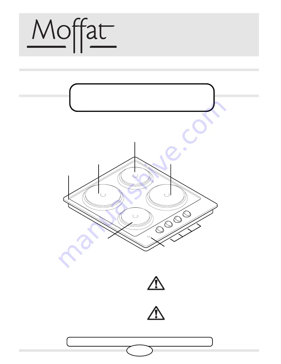 Moffat MEH 630 Instruction Booklet Download Page 1