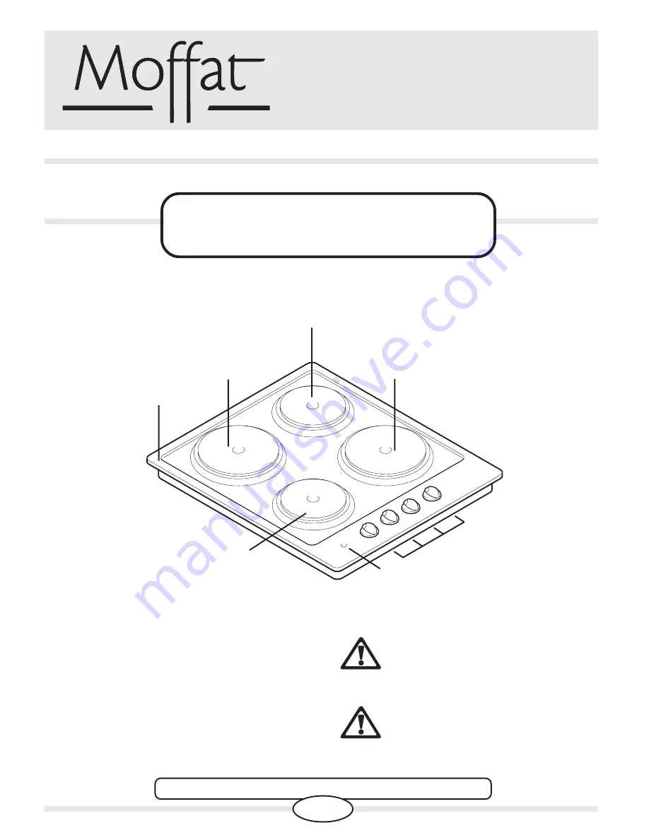 Moffat MEH 631 Instruction Booklet Download Page 1