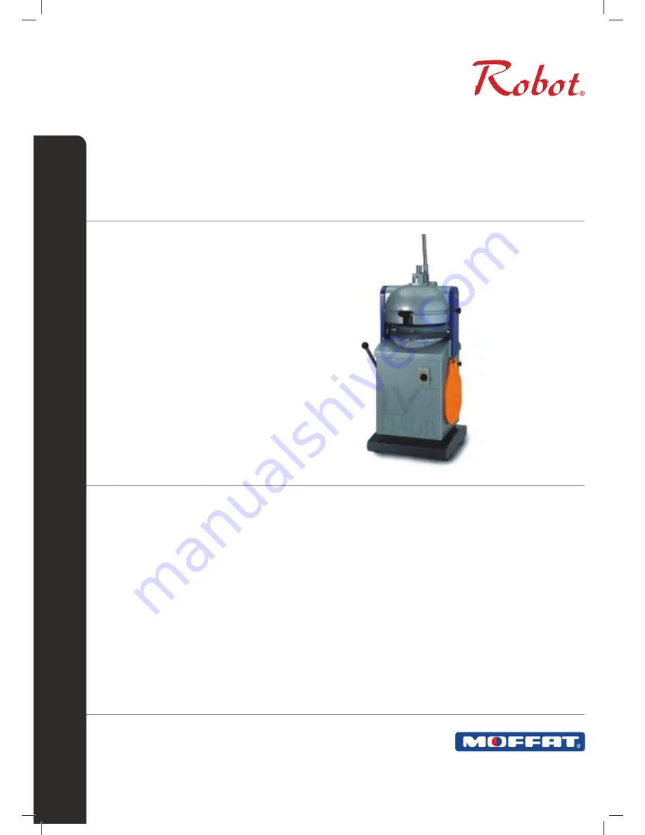 Moffat Robot Semi Automatic BDR 30 Piece DR2-4/30 Скачать руководство пользователя страница 1