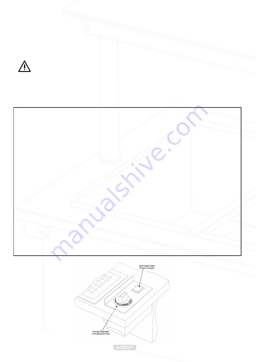 Moffat Versicarte-Pro Operating & Service Manual Download Page 18