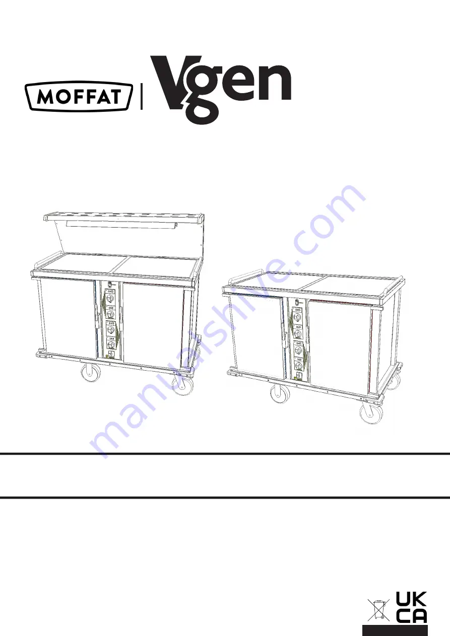 Moffat Vgen V2GGE13 Operating & Service Manual Download Page 1