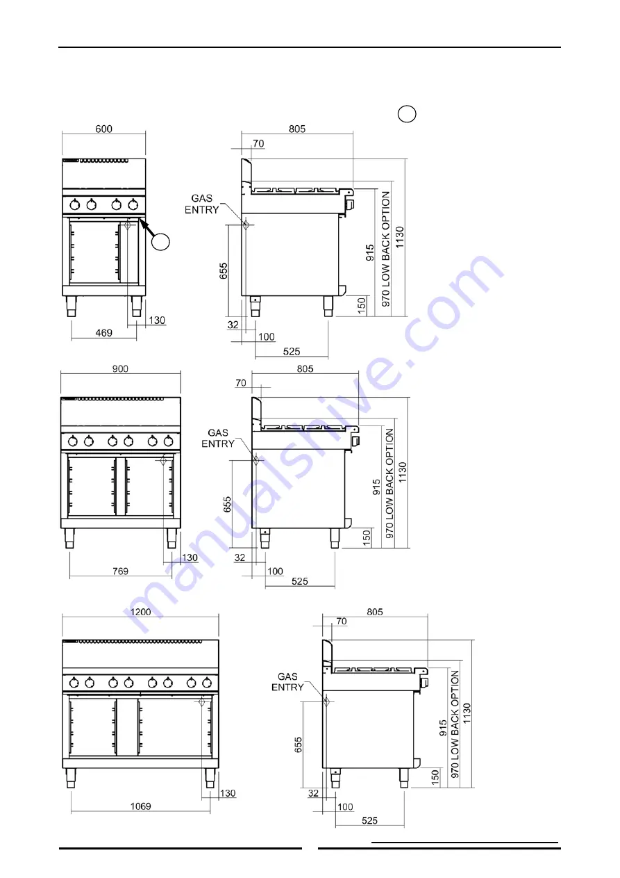 Moffat Waldorf 800 Series Installation And Operation Manual Download Page 9