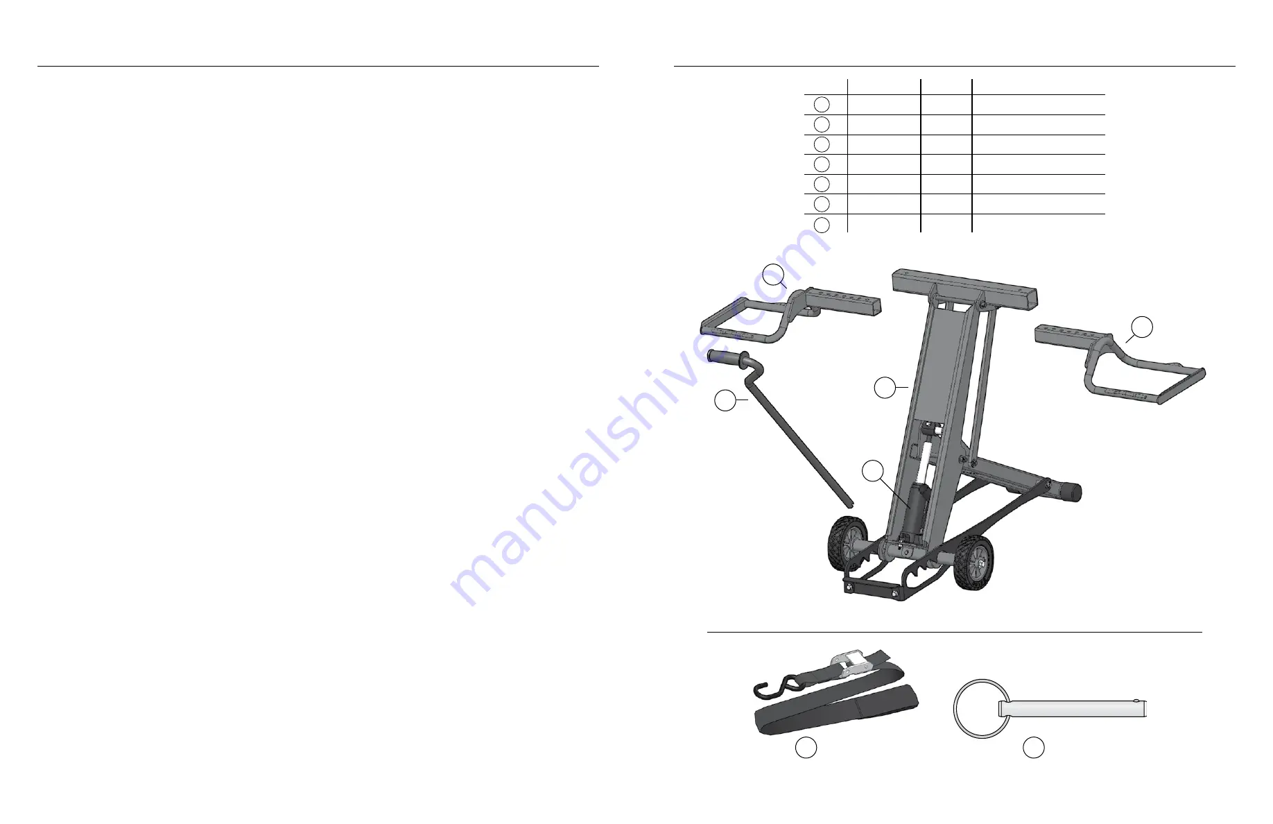 MoJack HDL 45501 Instructions For Assembly And Operation Manual Download Page 3