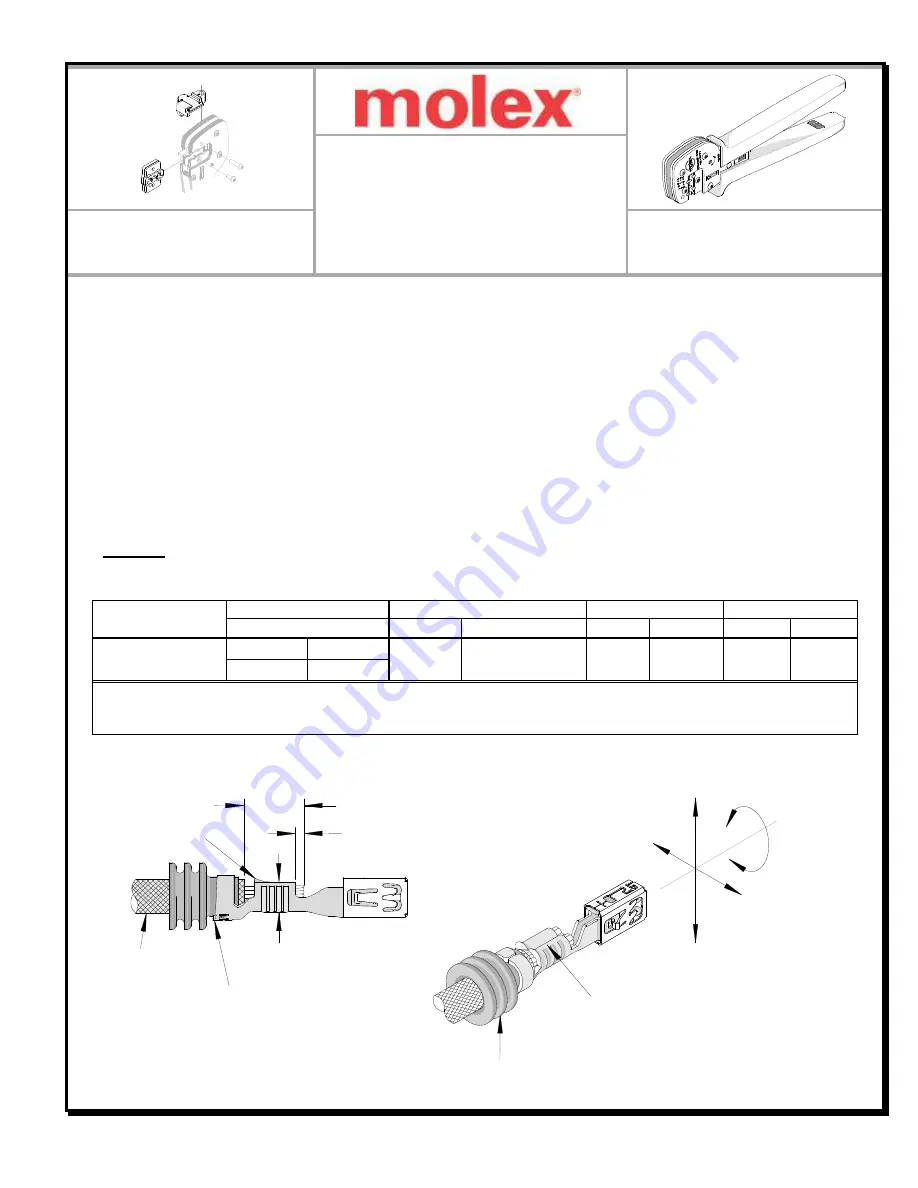 molex 63823-4100 Manual Download Page 1