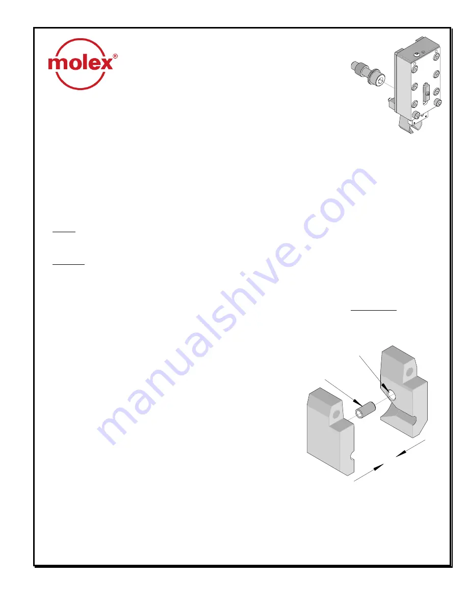 molex 63885-1060 Manual Download Page 1