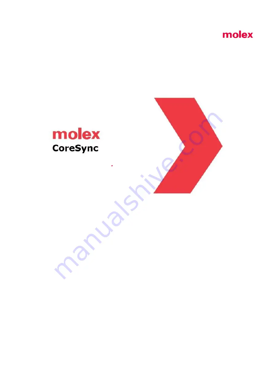 molex Advanced Sensor Installation Manual Download Page 1