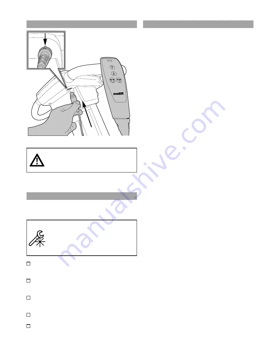 Molift Quick Raiser 205 User Manual Download Page 9