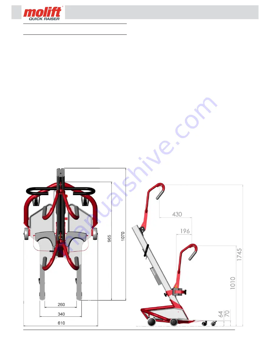 Molift QUICK RAISER Скачать руководство пользователя страница 6