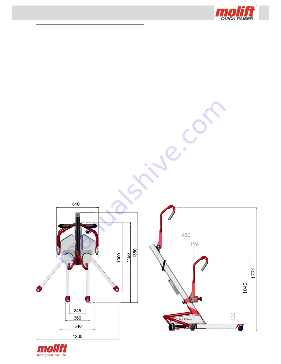 Molift QUICK RAISER Скачать руководство пользователя страница 7