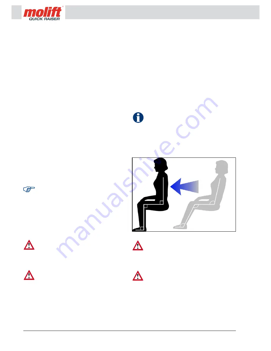 Molift QUICK RAISER Скачать руководство пользователя страница 12