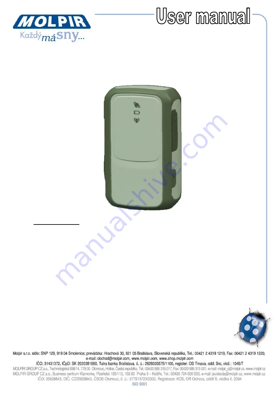 Molpir MTB200 User Manual Download Page 1