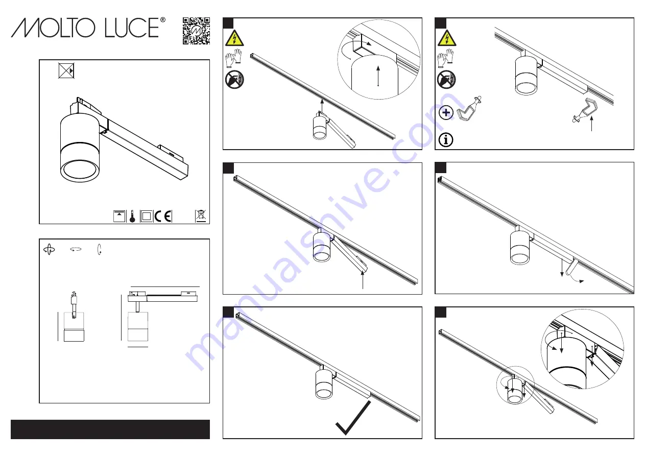 MOLTO LUCE DASH DC Mounting Instruction Download Page 1