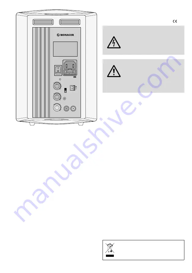 Monacor 0132350 Instruction Manual Download Page 10