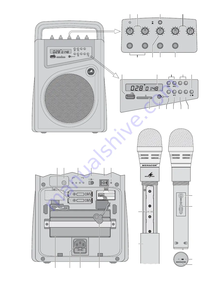 Monacor 17.3740 Instruction Manual Download Page 3