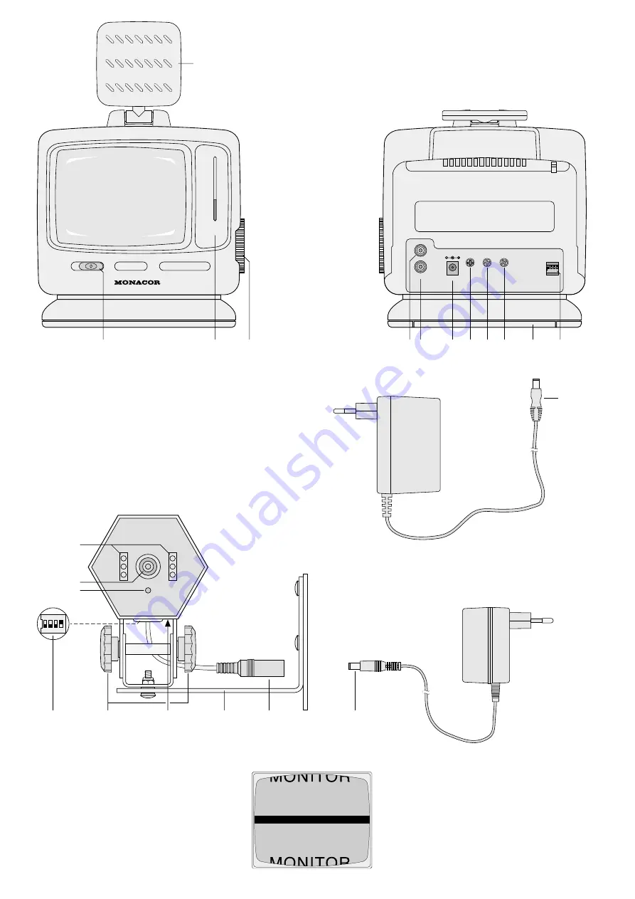 Monacor 19.6710 Instruction Manual Download Page 3