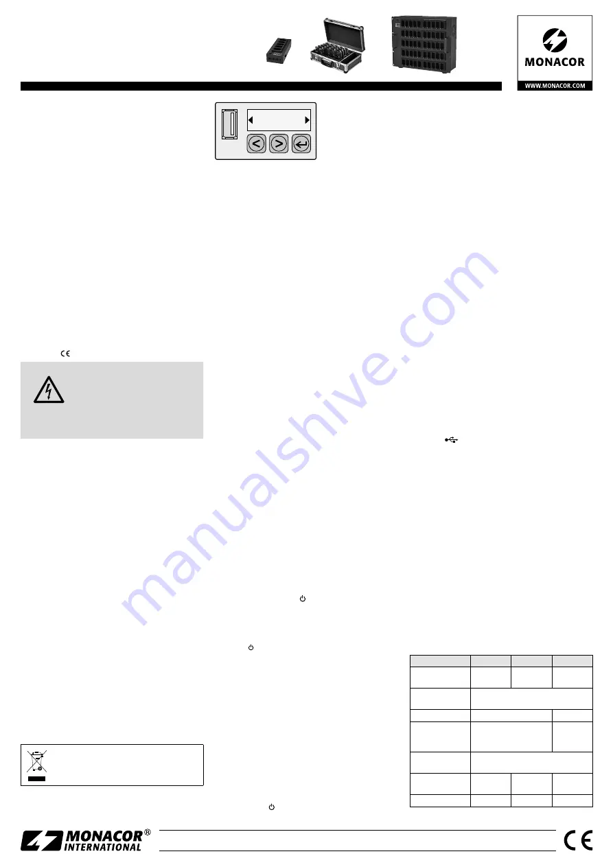 Monacor ATS-850PS Operating Instructions Download Page 4