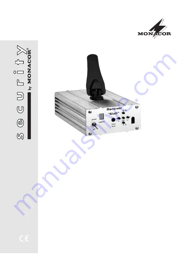 Monacor AV-3010RDX Instruction Manual Download Page 1