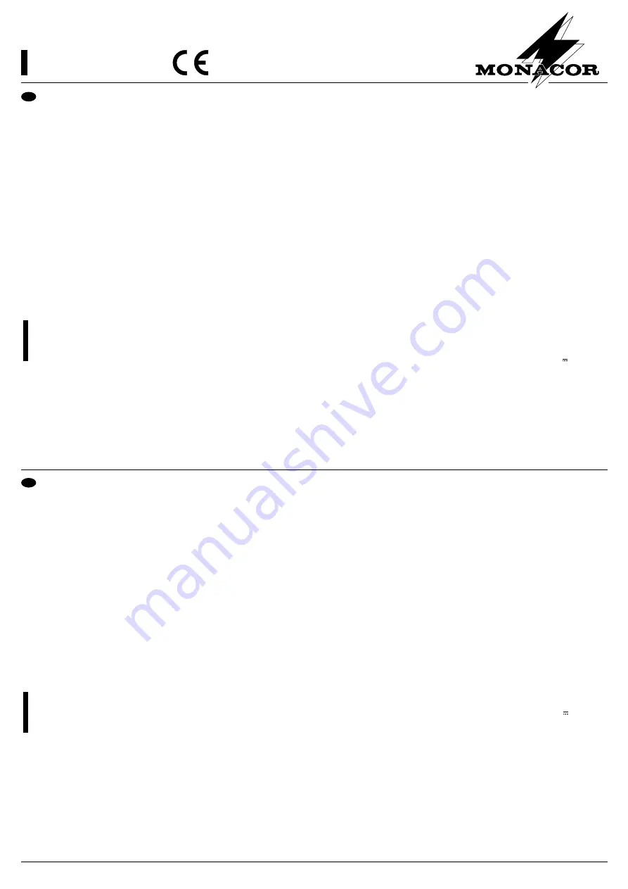 Monacor BCD-100 Manual Download Page 4