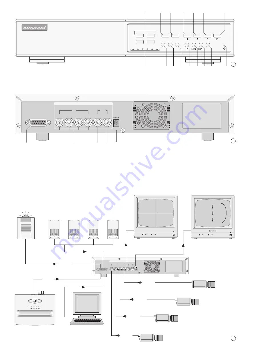 Monacor DMR-425 Instruction Manual Download Page 3