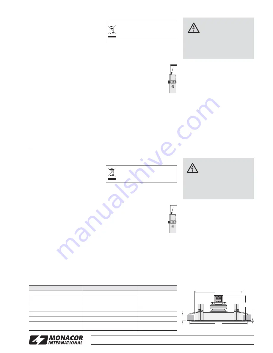 Monacor EDL-70/WS Installation Instructions Download Page 4