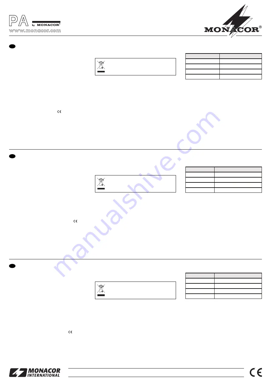 Monacor GLS-201/GR Manual Download Page 2