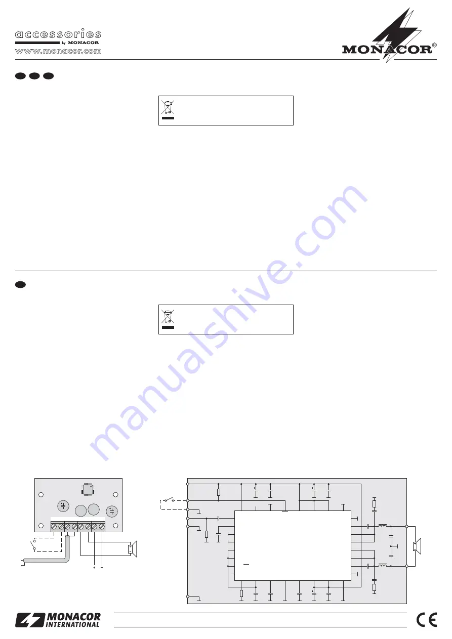 Monacor IPA-25D Operating Instructions Download Page 1