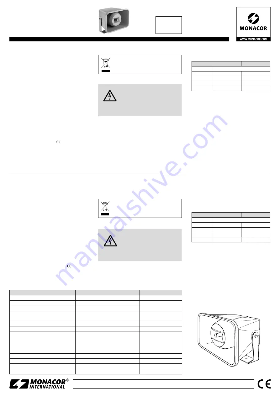 Monacor IT-350 ⁄ EN Instructions Download Page 1