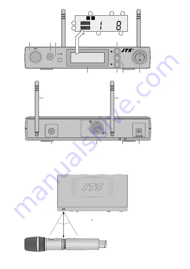 Monacor JTS RU-8011D/5 Скачать руководство пользователя страница 2