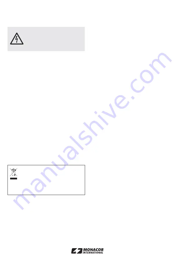 Monacor JTS US-903DCPRO/5 Instruction Manual Download Page 5