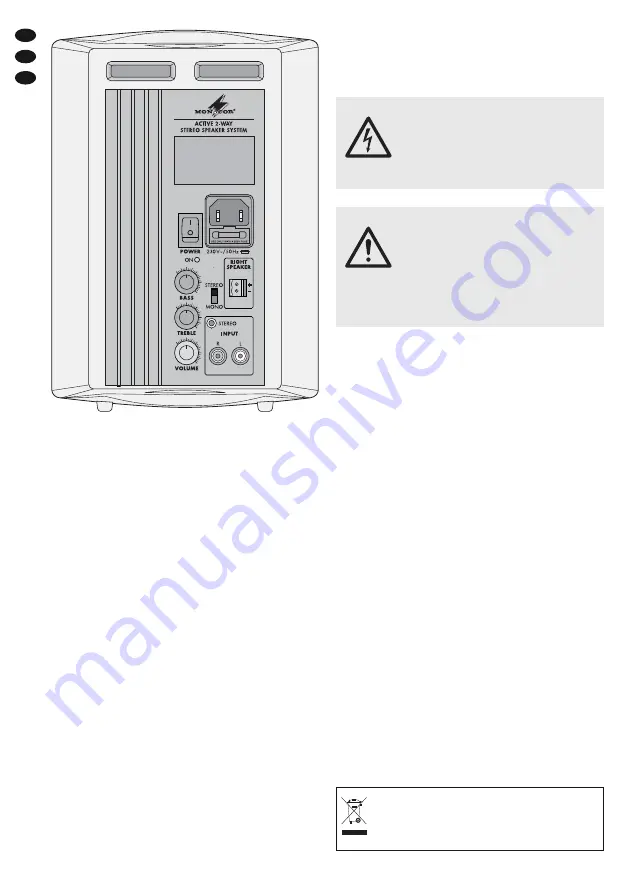 Monacor MKA-50SET/SW Instruction Manual Download Page 4