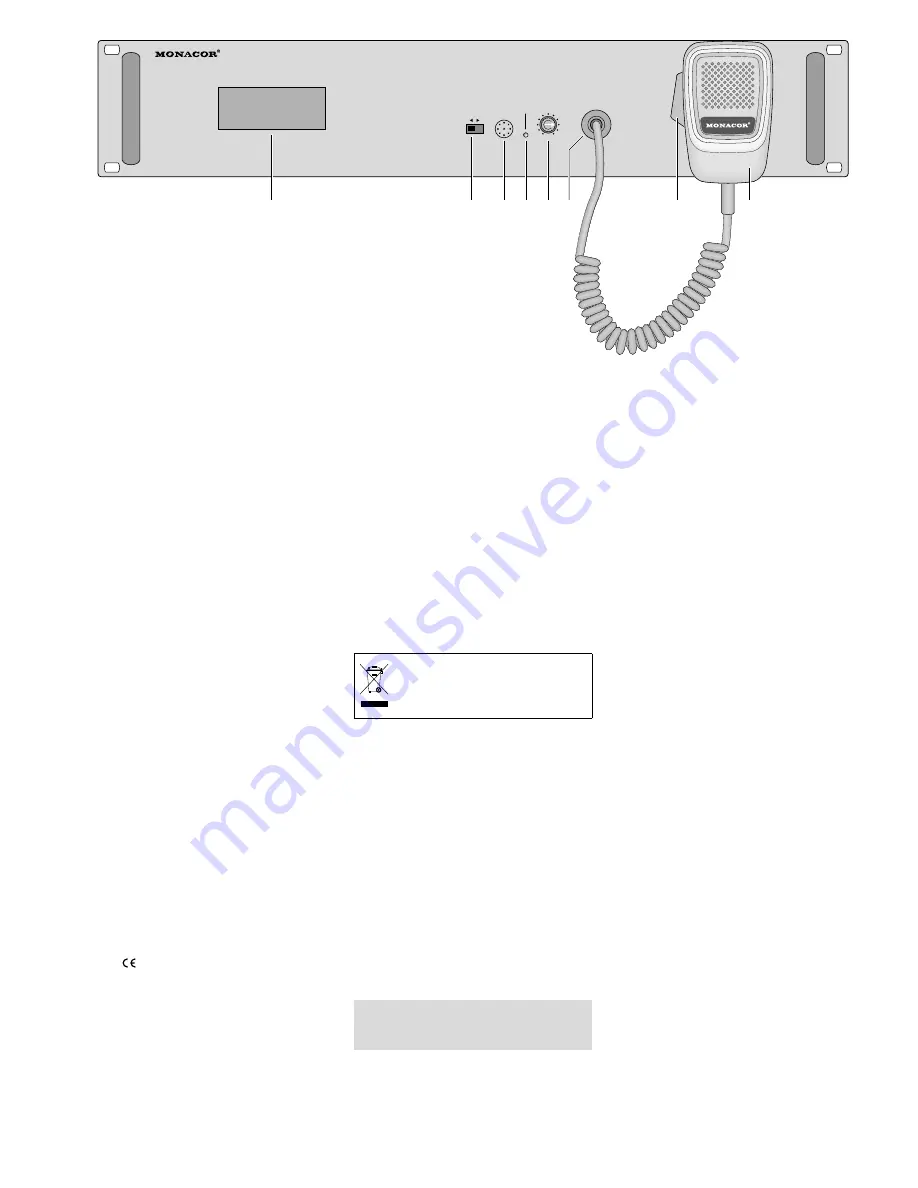 Monacor PA-26FMU Instruction Manual Download Page 10