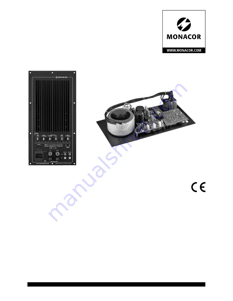 Monacor SAM-2 Скачать руководство пользователя страница 1