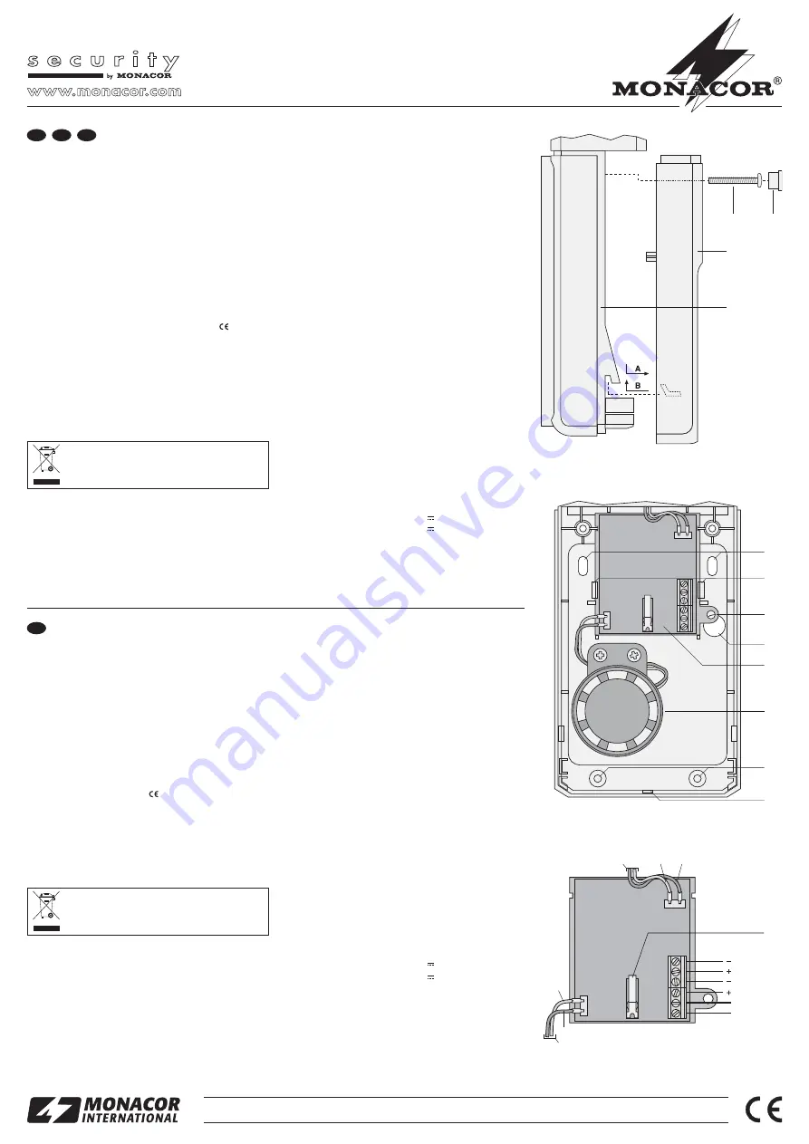 Monacor Security SAG-42 Operating Instructions Download Page 2