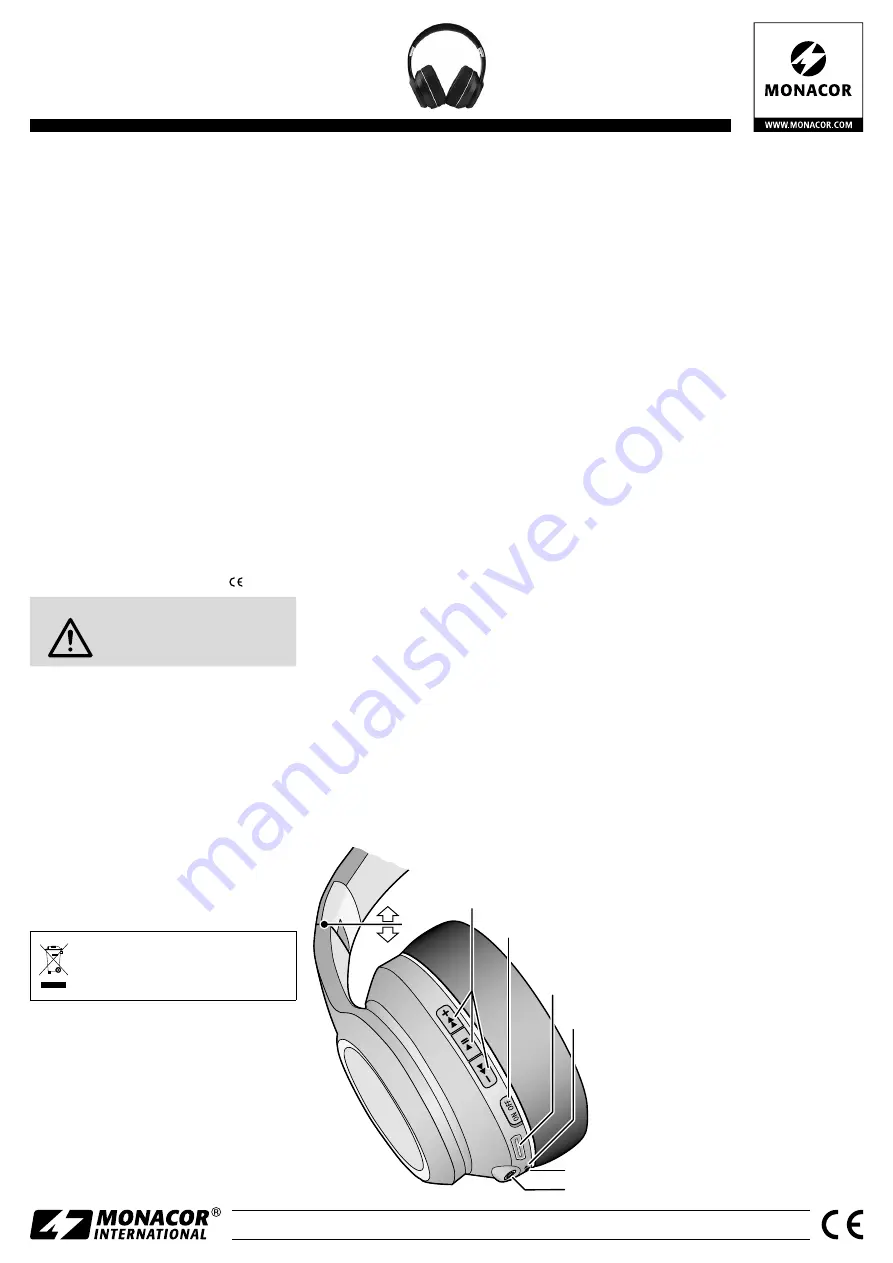 Monacor SONIDO Manual Download Page 1