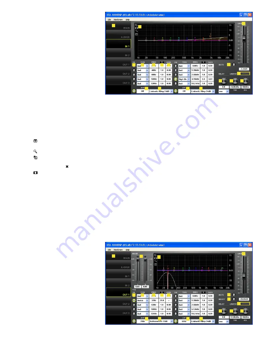 Monacor STA-1000DSP Instruction Manual Download Page 10