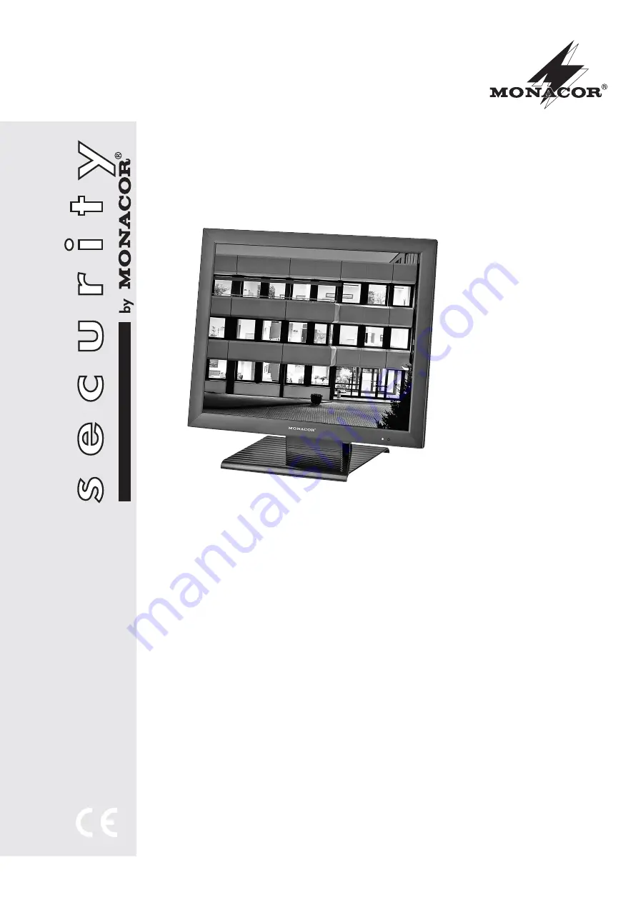 Monacor TFT-1904LED Instruction Manual Download Page 1