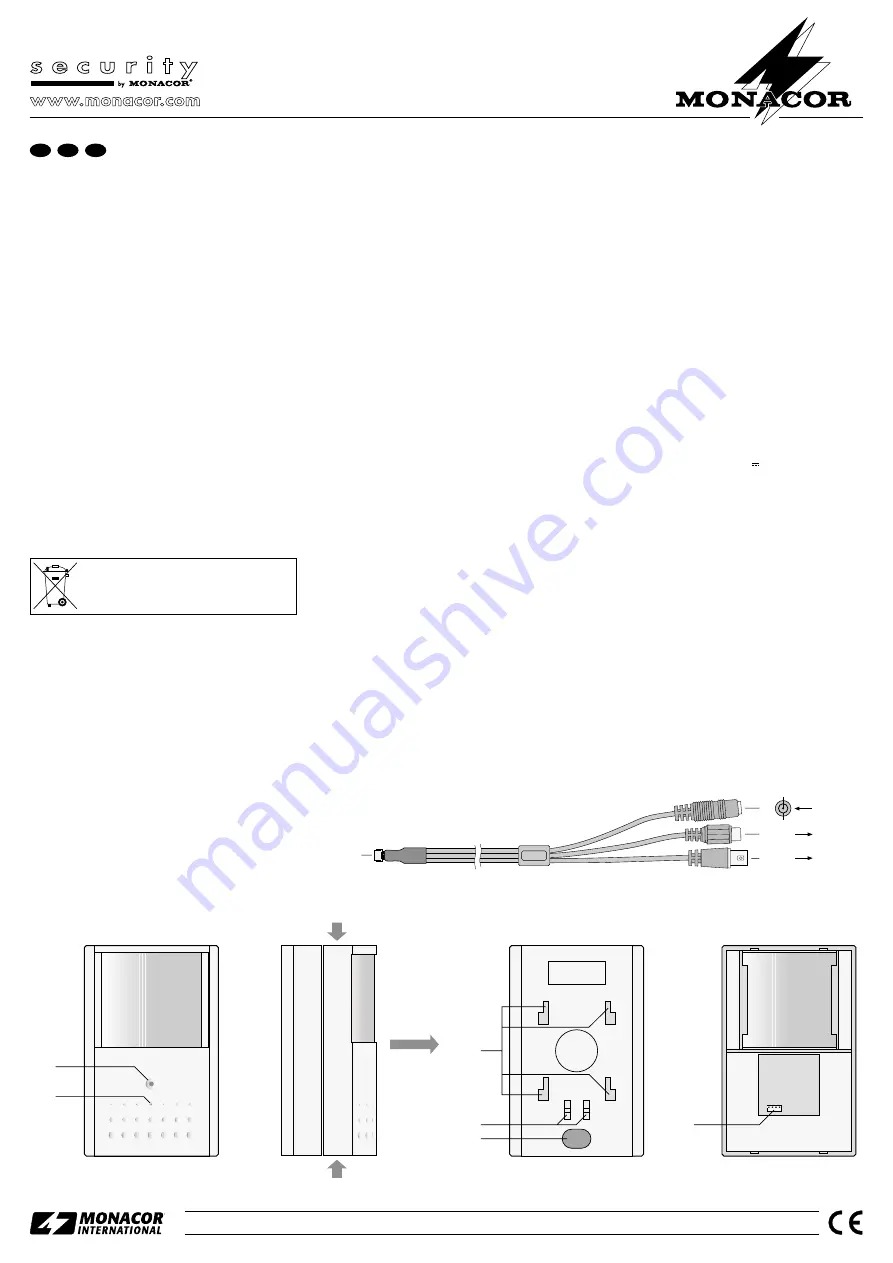 Monacor TVCCD-92A Manual Download Page 1