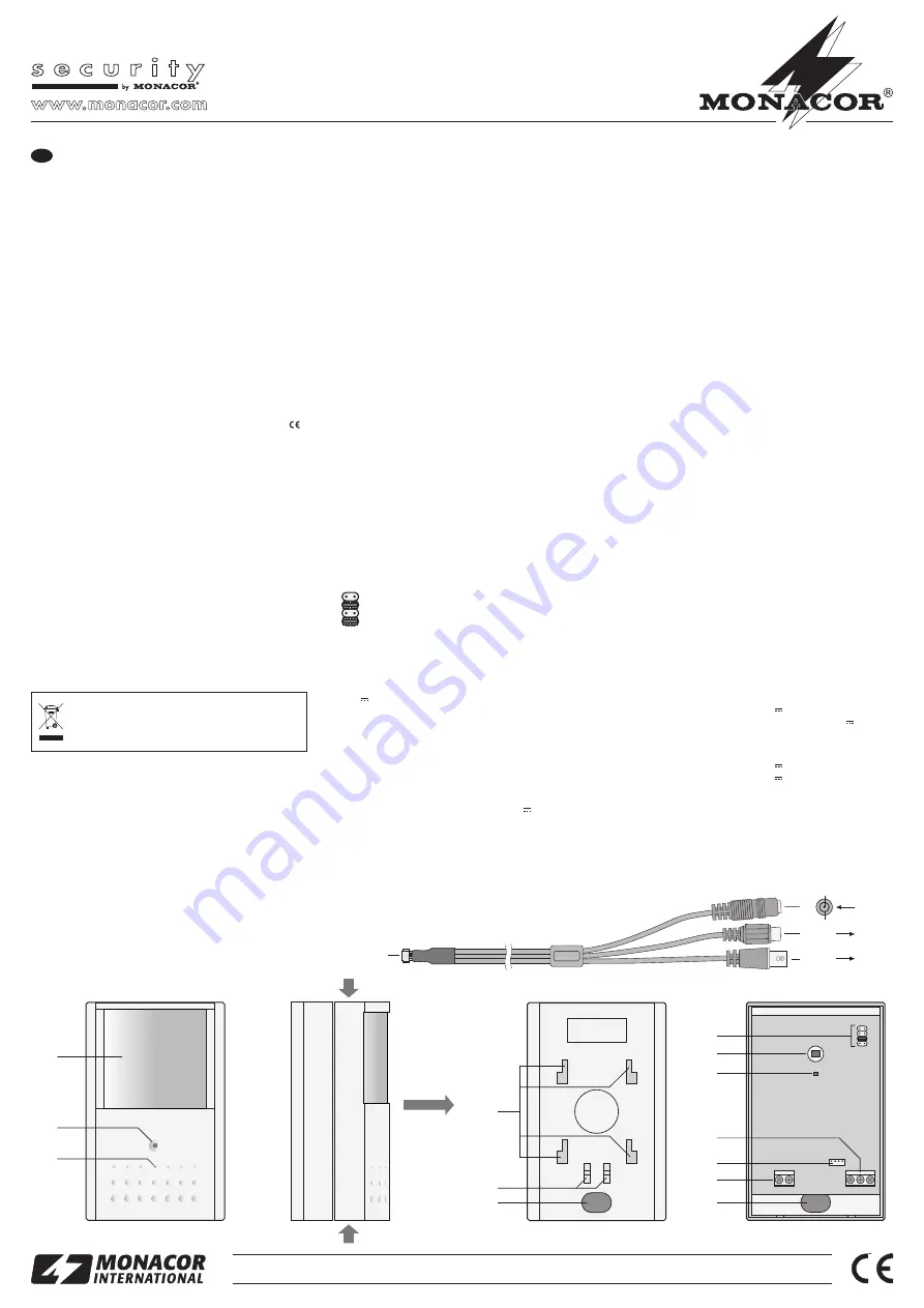 Monacor TVCCD-92AP Скачать руководство пользователя страница 6