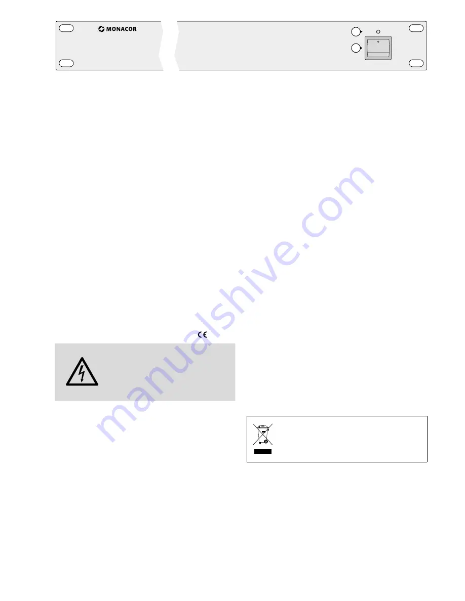 Monacor VCA-202 Instruction Manual Download Page 6