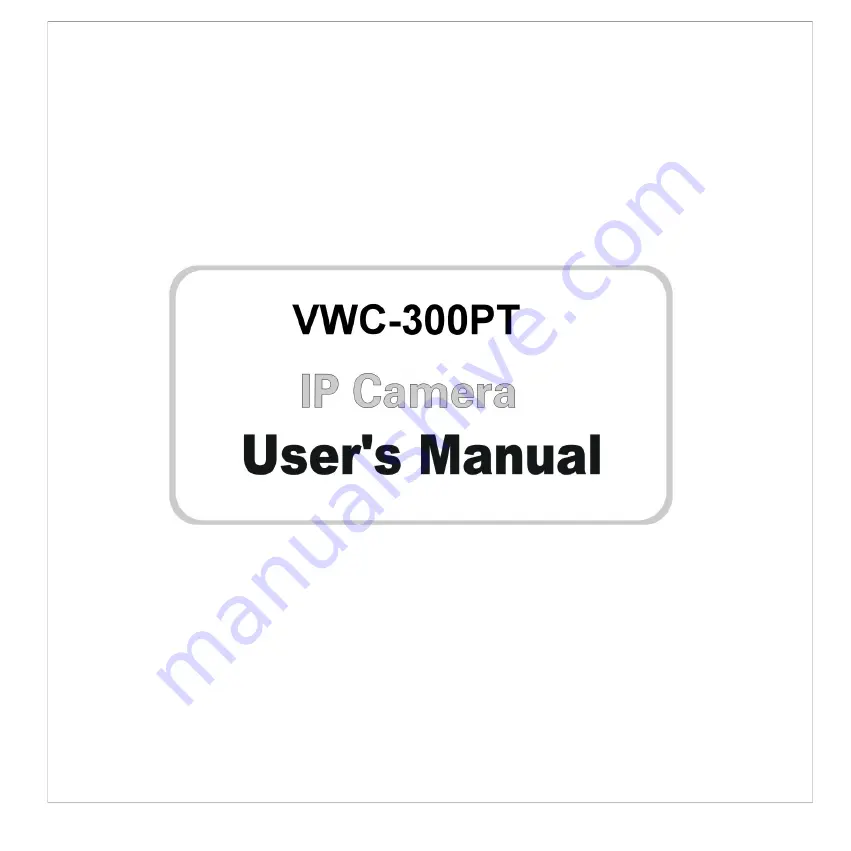 Monacor VWC-300PT Скачать руководство пользователя страница 1