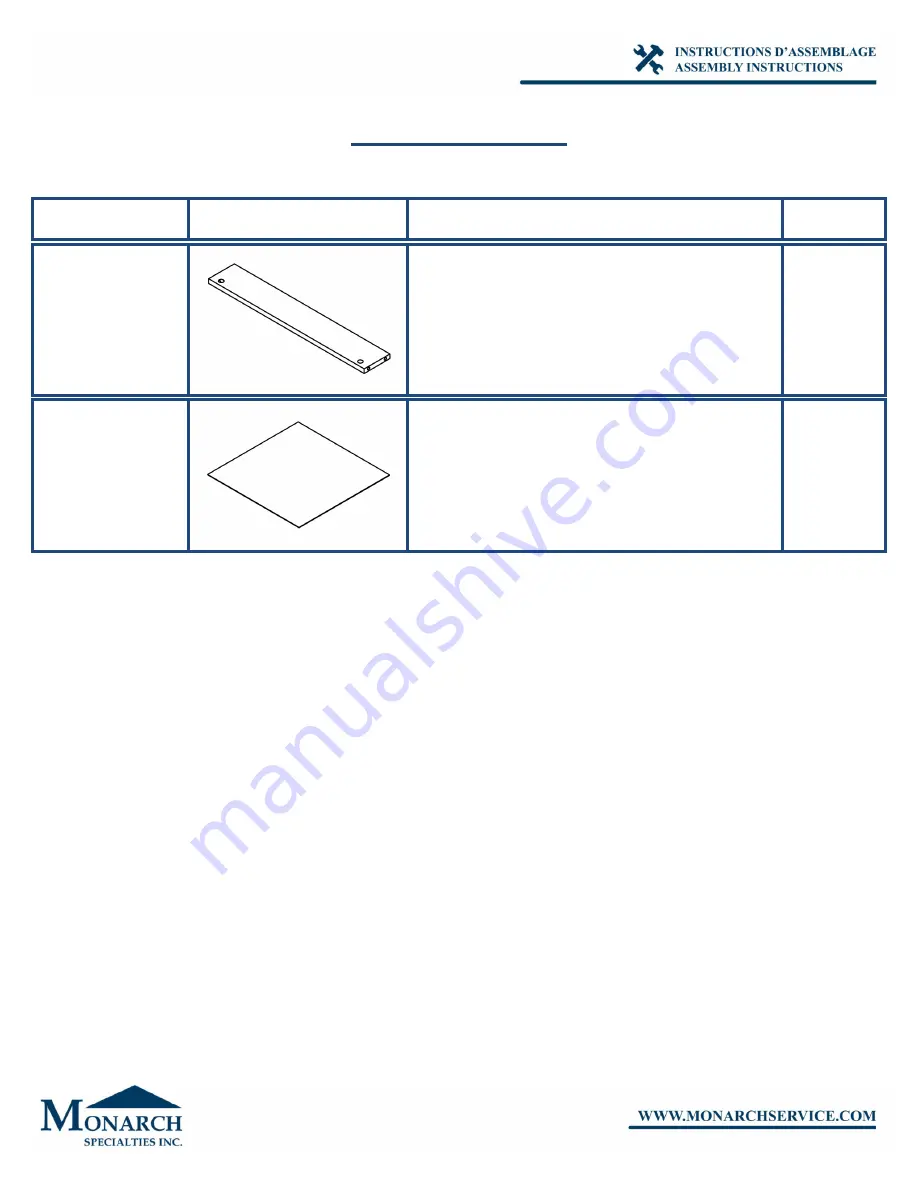 Monarch Specialties I 1344 Скачать руководство пользователя страница 4