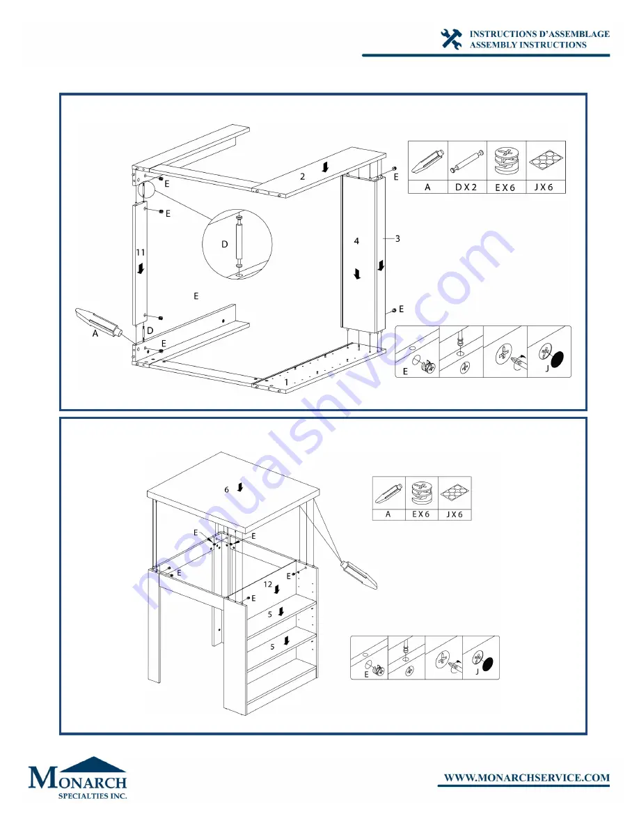 Monarch Specialties I 1344 Скачать руководство пользователя страница 9