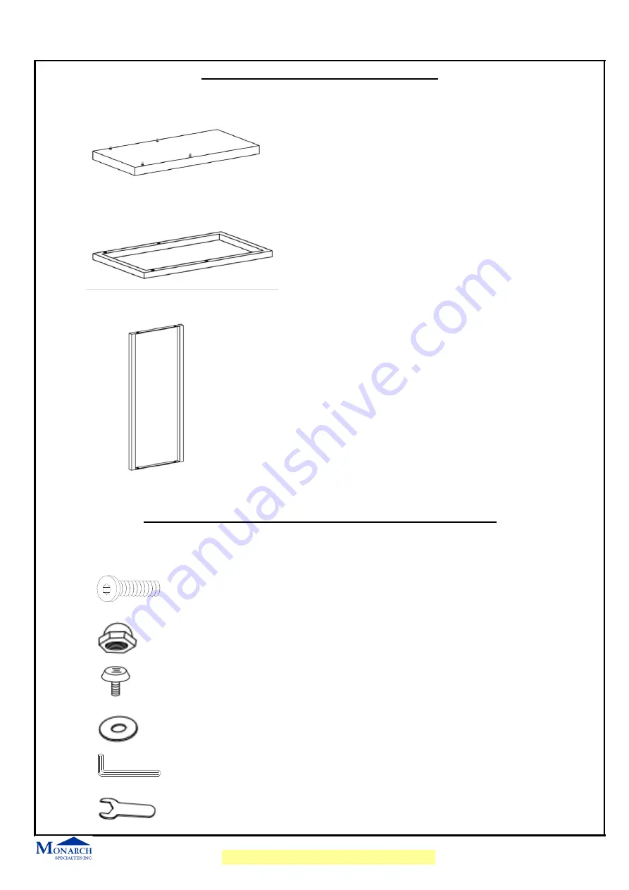 Monarch Specialties I 3164 Assembly Instructions Download Page 2