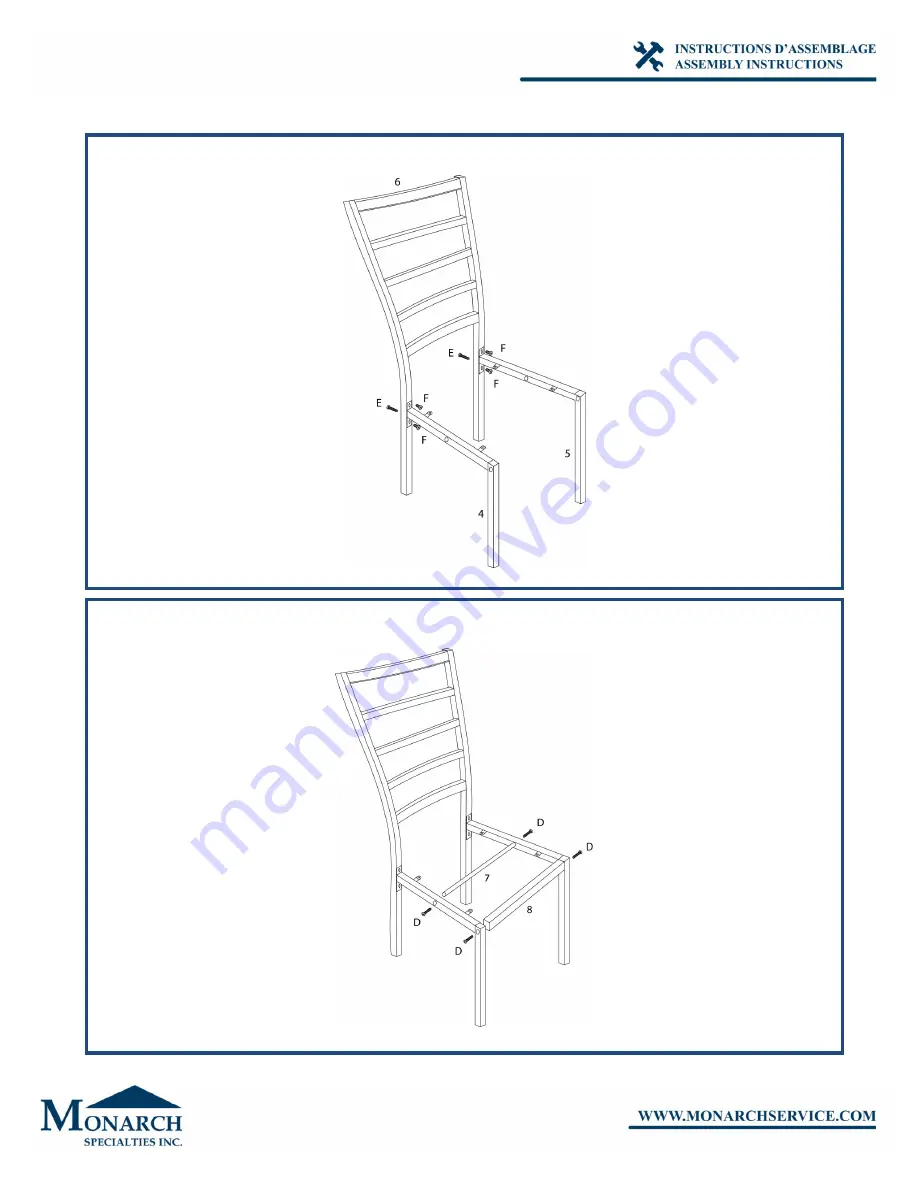 Monarch I 1026 Assembly Instructions Manual Download Page 8