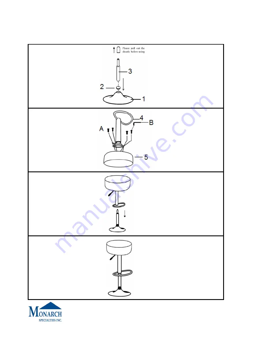 Monarch i 2369 Assembly Instructions Download Page 4