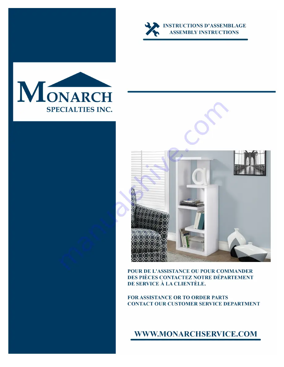 Monarch I 2466 Assembly Instructions Manual Download Page 1