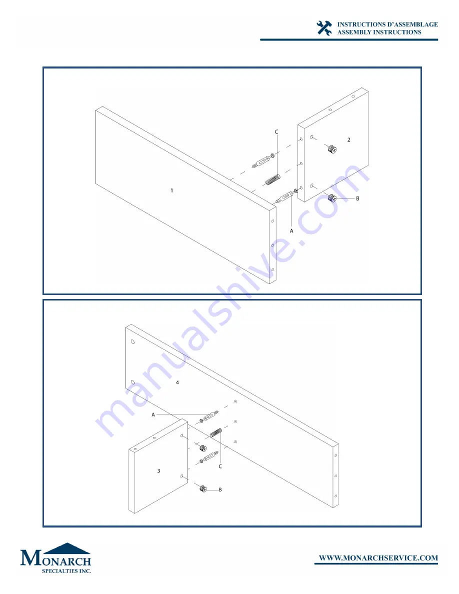 Monarch I 2466 Assembly Instructions Manual Download Page 8