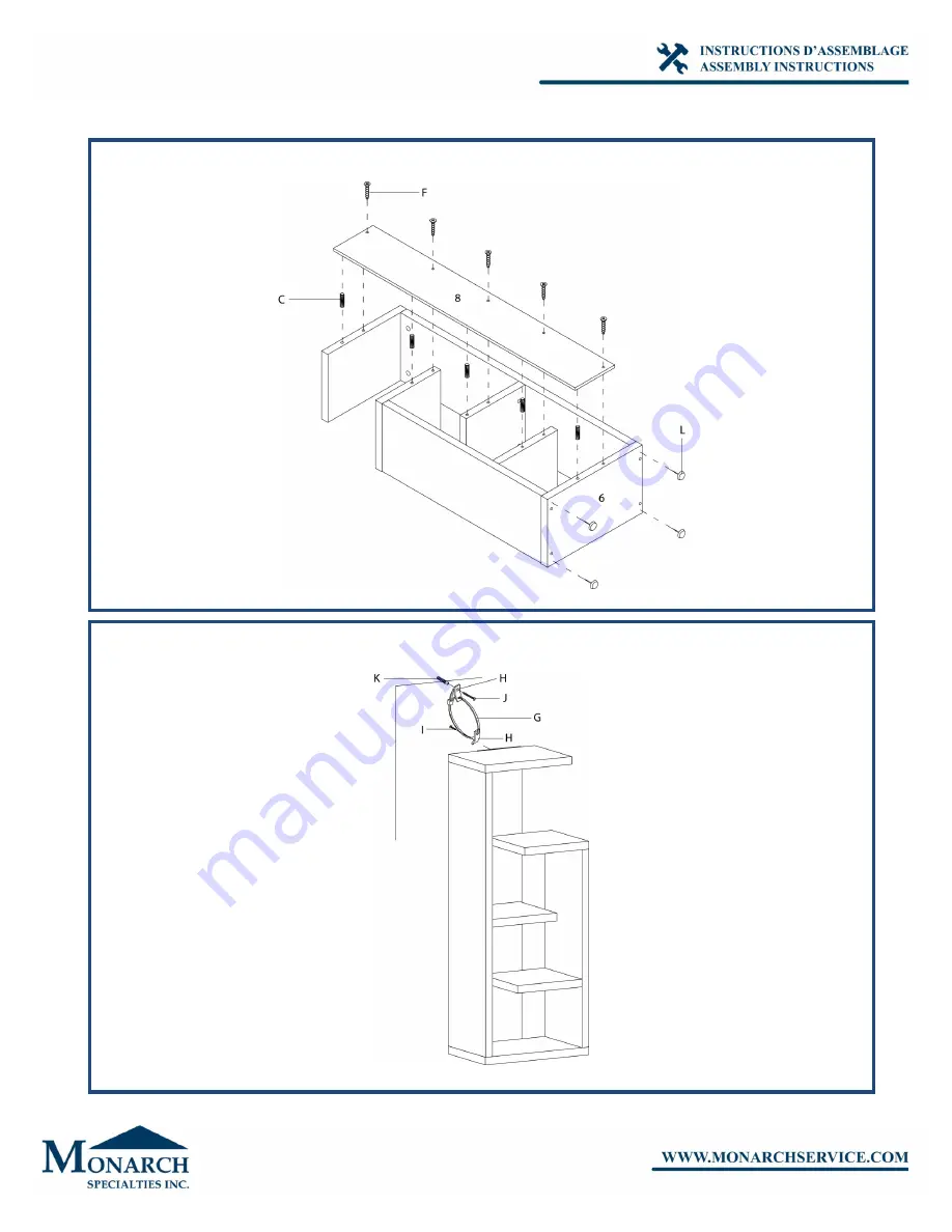 Monarch I 2466 Assembly Instructions Manual Download Page 10